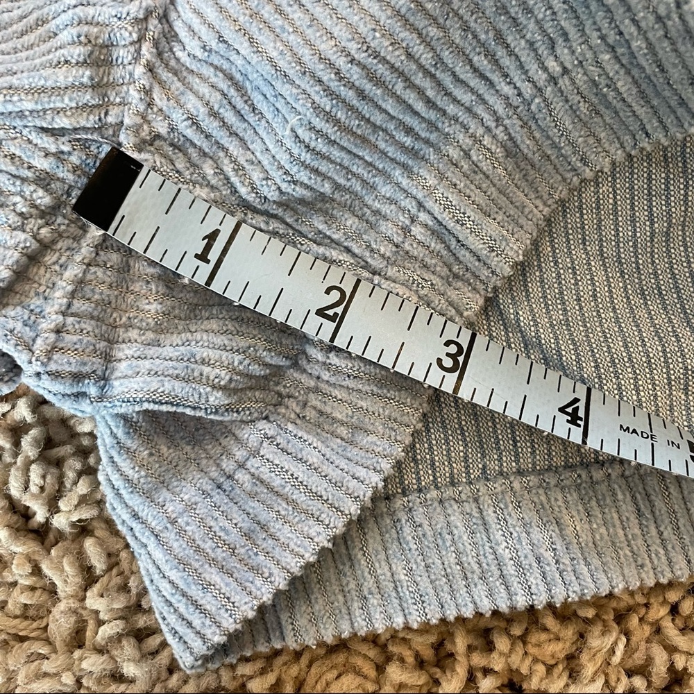 J Crew Pull-on Indigo Corduroy Short Blue Size Medium - Picture 11 of 15